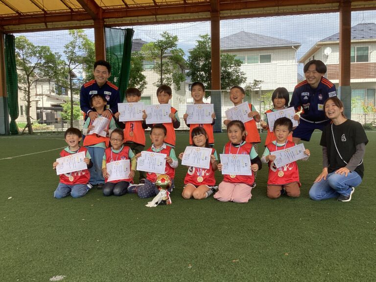 ５歳児　つきぐみ　3園交流サッカー大会⚽️